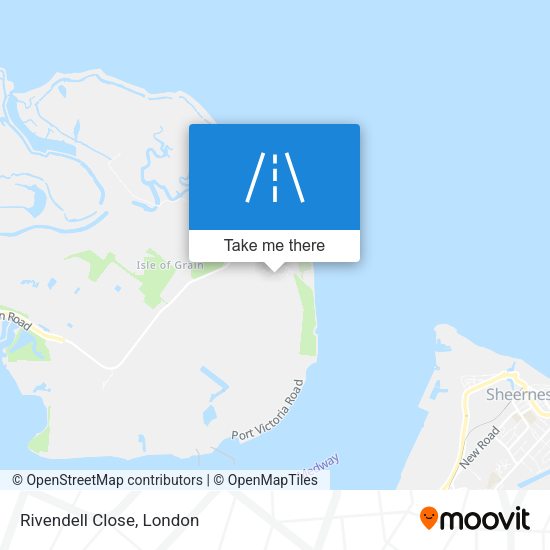 Rivendell Close map
