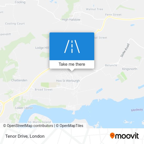 Tenor Drive map