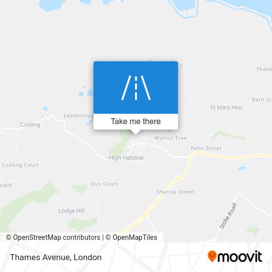 Thames Avenue map