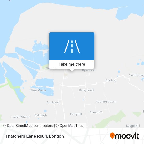 Thatchers Lane Rs84 map