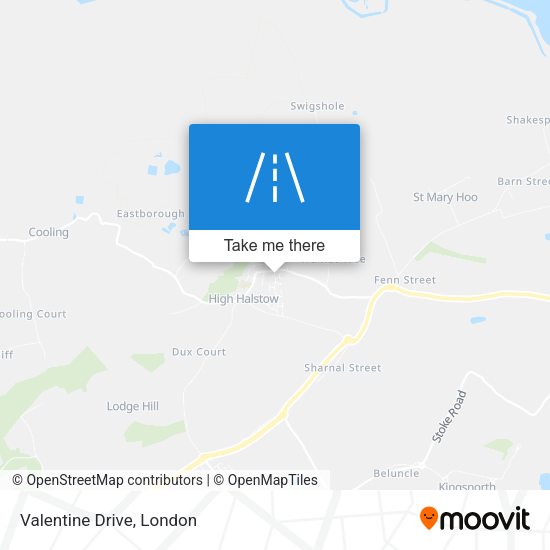 Valentine Drive map