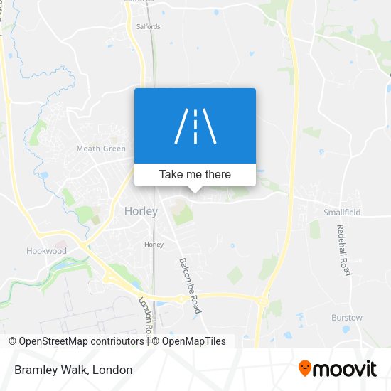 Bramley Walk map