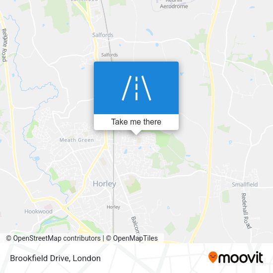 Brookfield Drive map