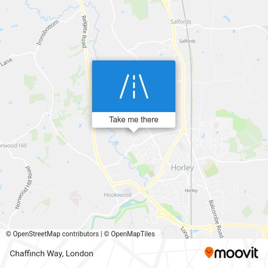 Chaffinch Way map