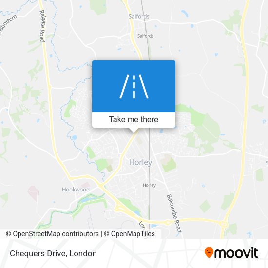 Chequers Drive map