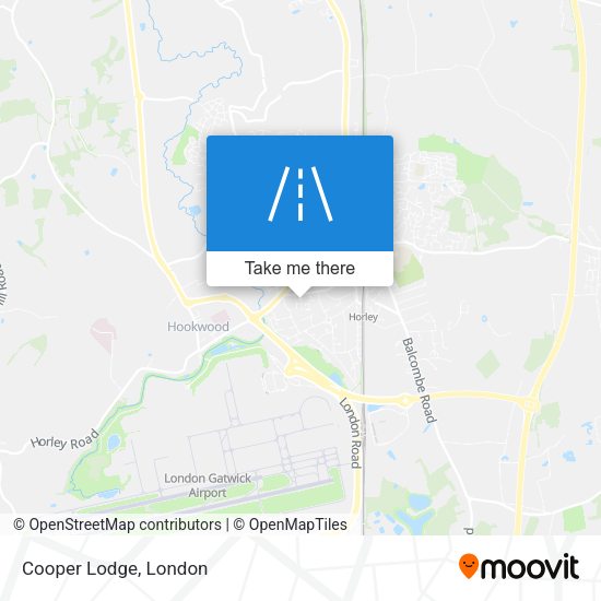 Cooper Lodge map