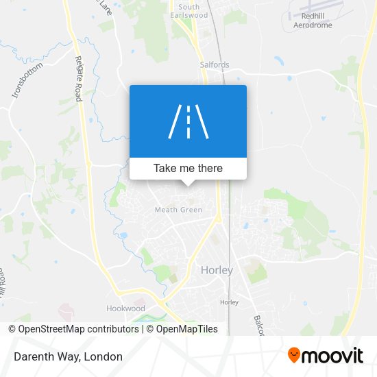 Darenth Way map