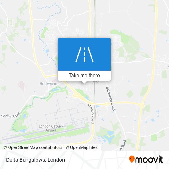 Delta Bungalows map