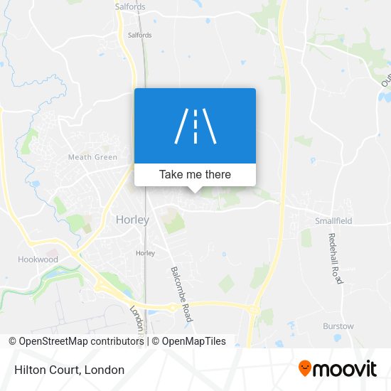 Hilton Court map