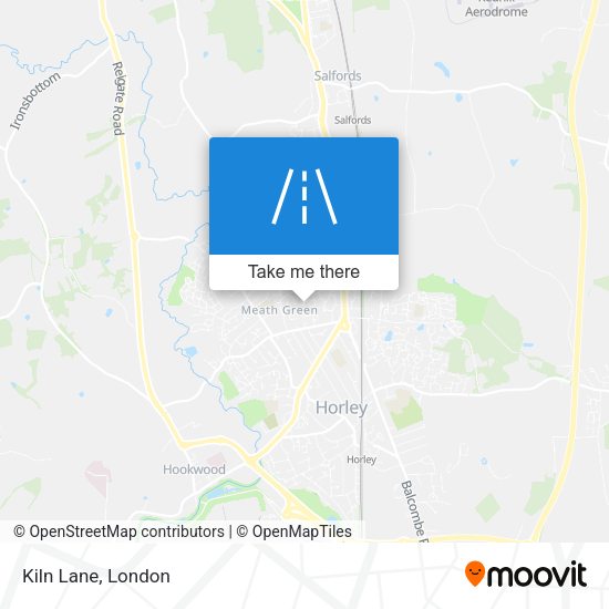 Kiln Lane map