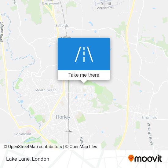 Lake Lane map