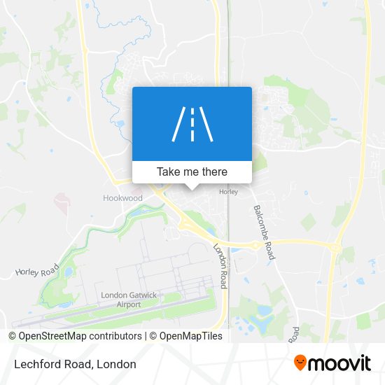 Lechford Road map