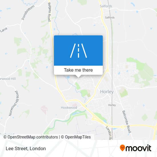 Lee Street map
