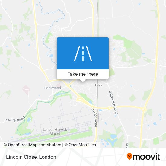 Lincoln Close map