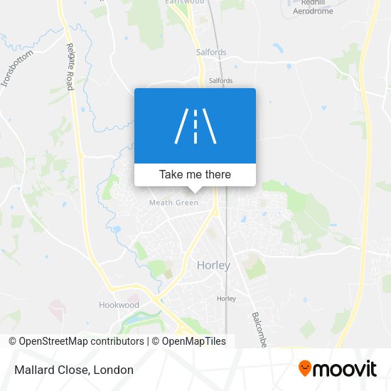 Mallard Close map