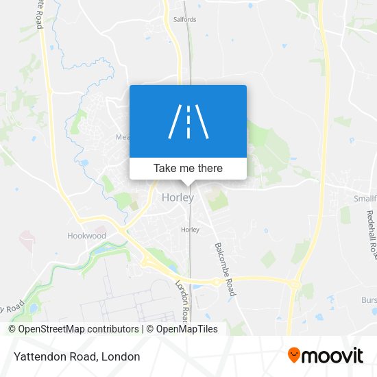 Yattendon Road map