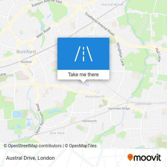 Austral Drive map