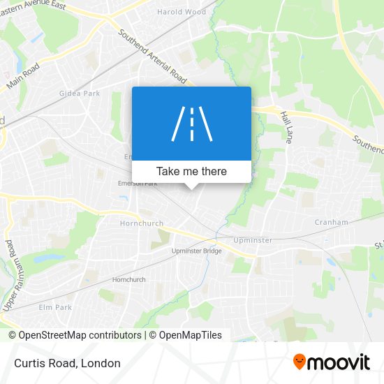 Curtis Road map