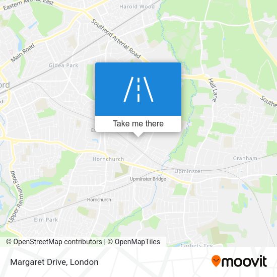 Margaret Drive map