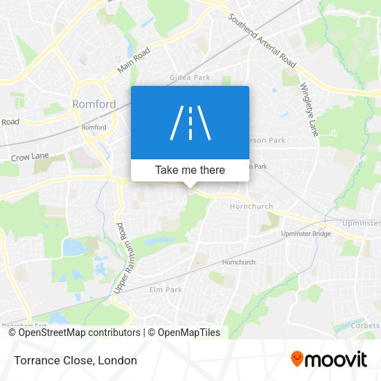 Torrance Close map