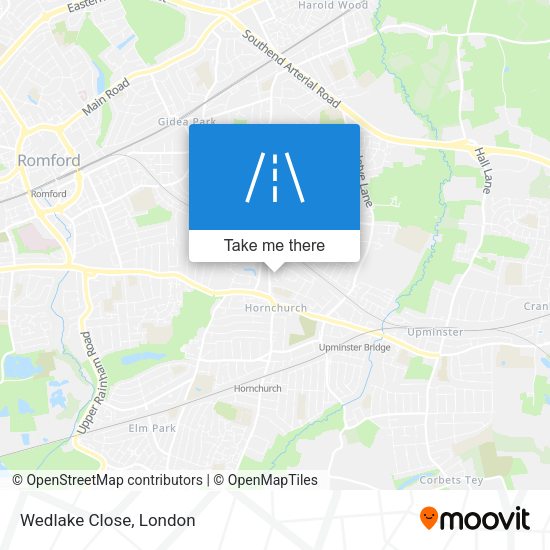 Wedlake Close map