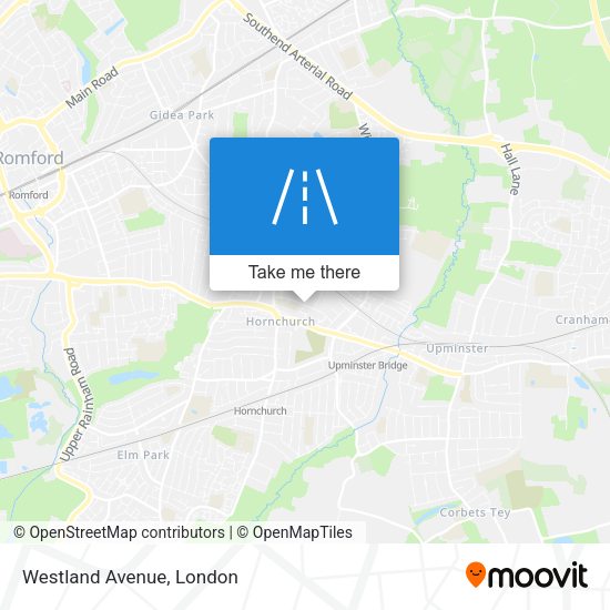 Westland Avenue map
