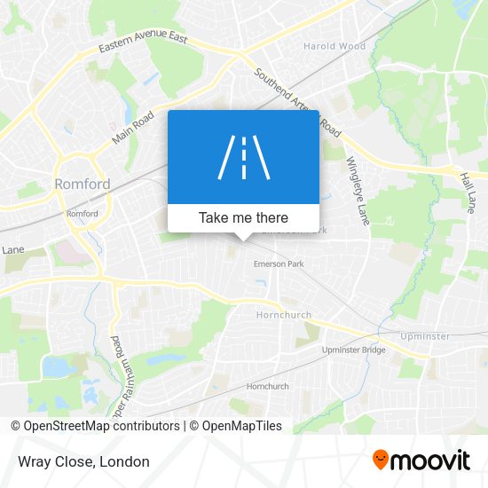Wray Close map