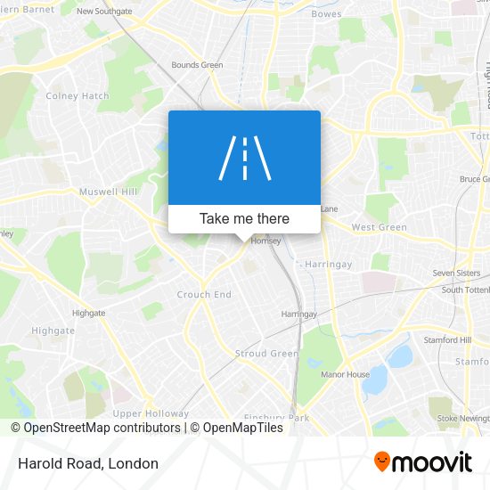 Harold Road map