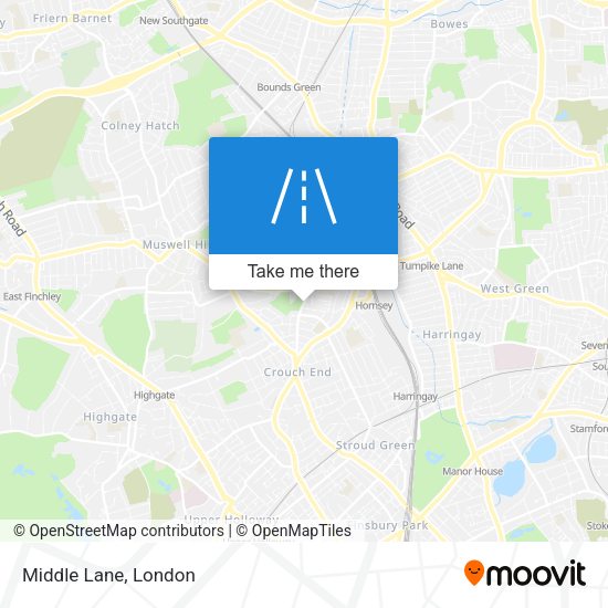 Middle Lane map