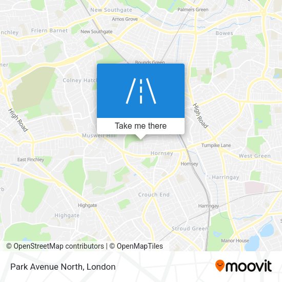 Park Avenue North map