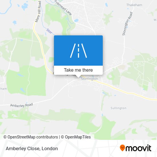 Amberley Close map