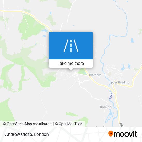 Andrew Close map
