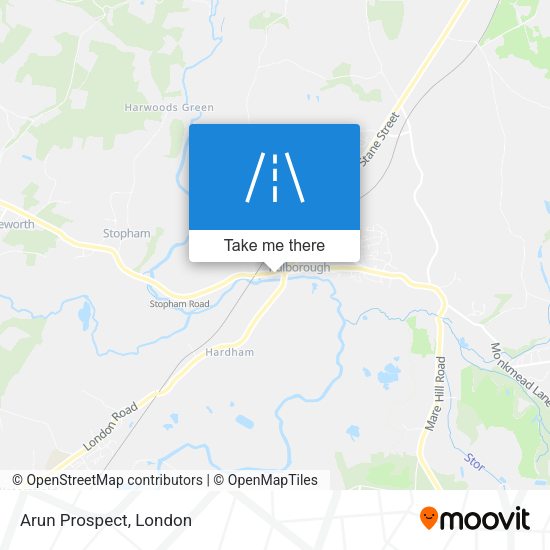 Arun Prospect map