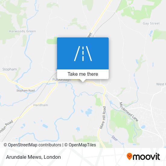 Arundale Mews map