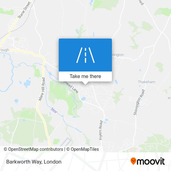 Barkworth Way map