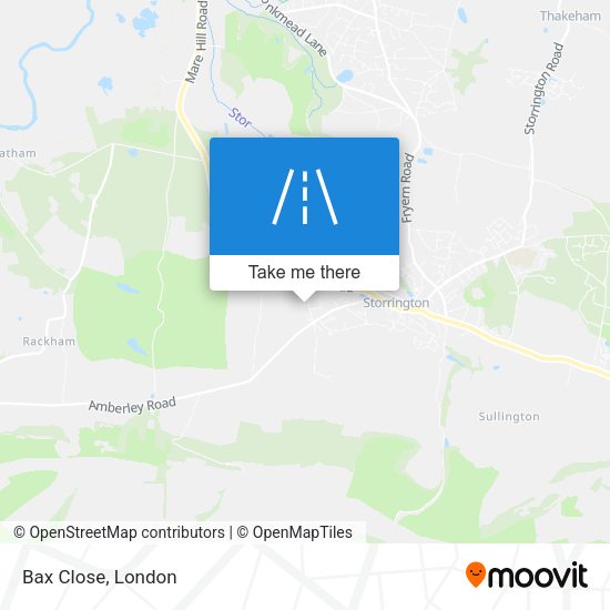 Bax Close map