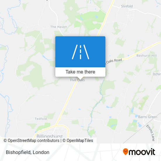 Bishopfield map