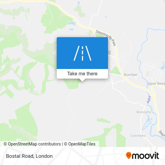 Bostal Road map