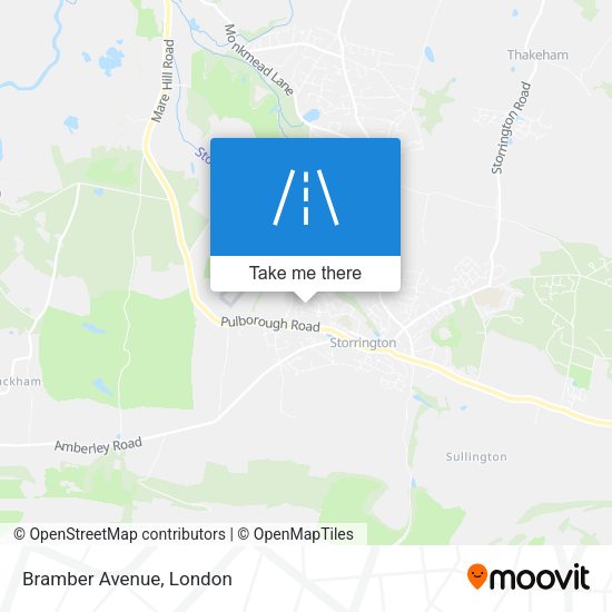Bramber Avenue map