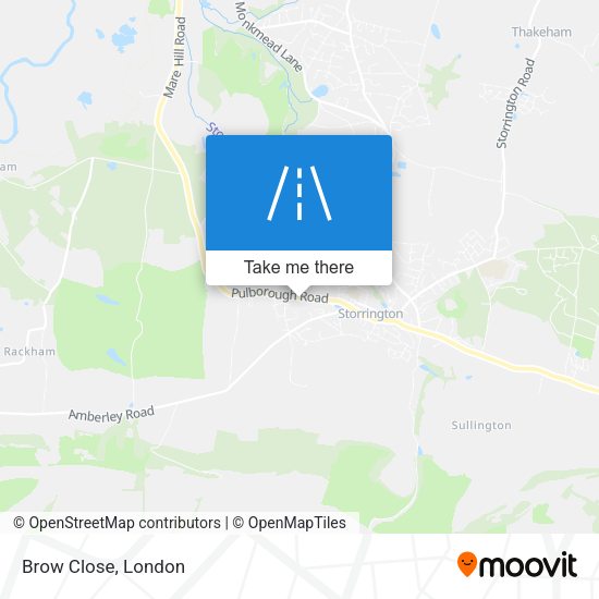 Brow Close map