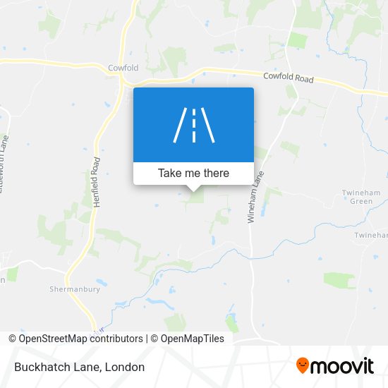 Buckhatch Lane map