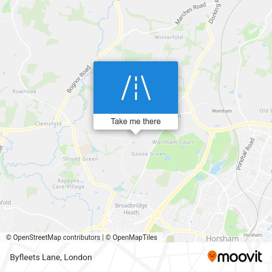 Byfleets Lane map