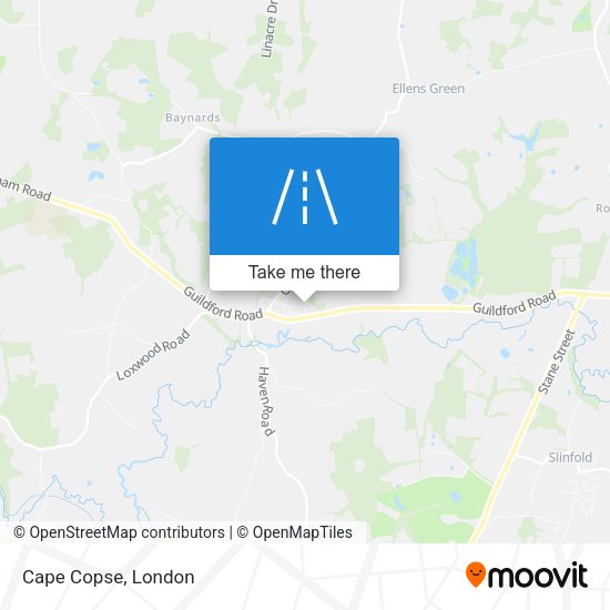 Cape Copse map