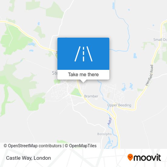 Castle Way map