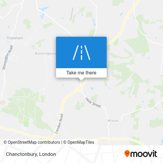 Chanctonbury map