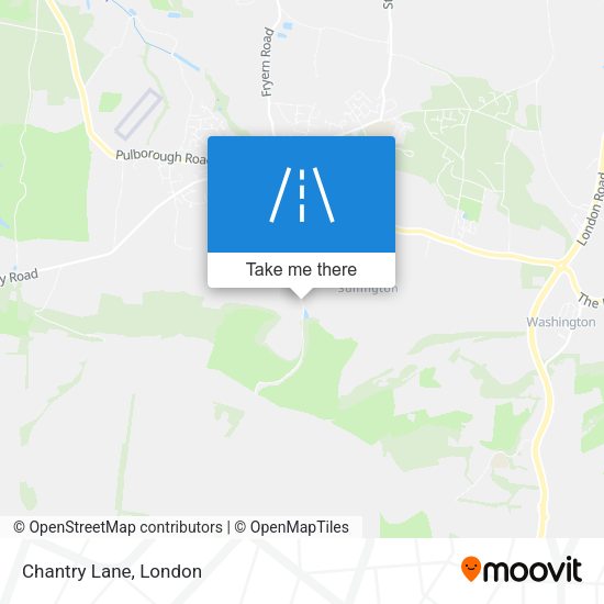 Chantry Lane map
