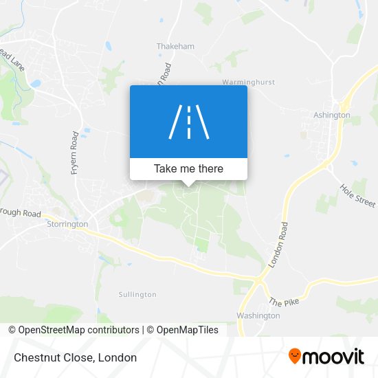 Chestnut Close map