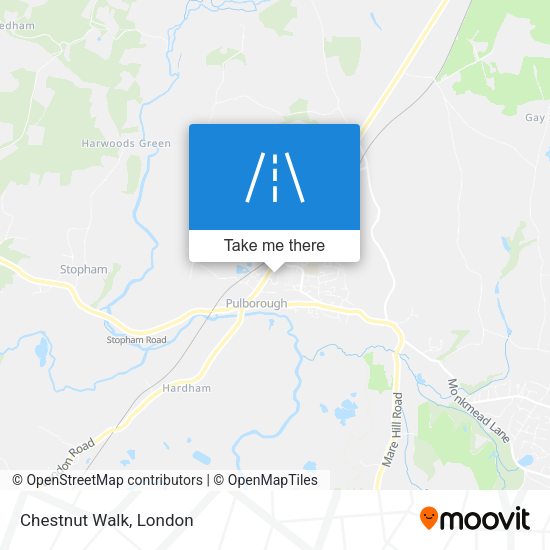 Chestnut Walk map