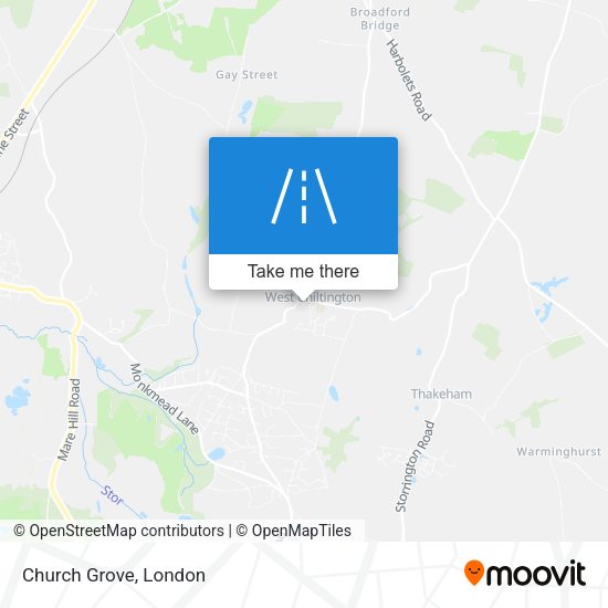 Church Grove map