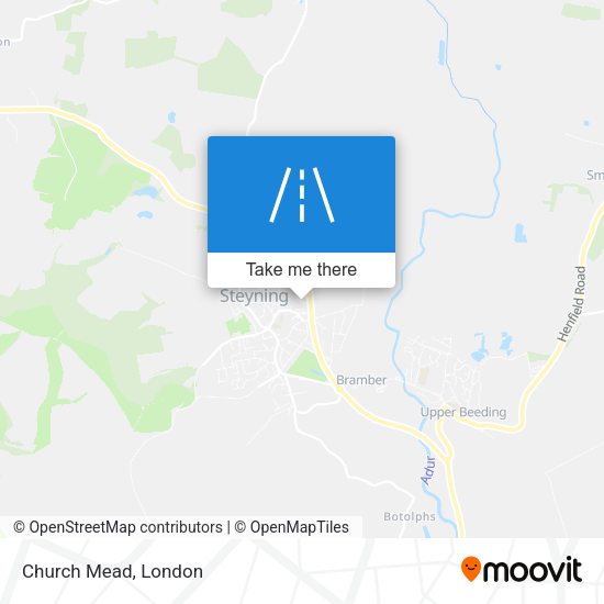 Church Mead map
